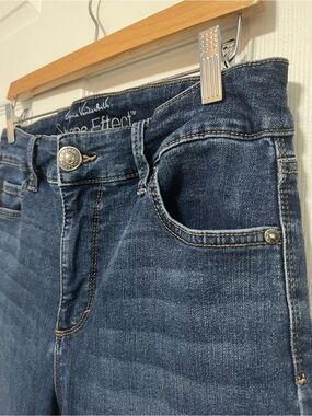 Gloria Vanderbilt Dark Blue High-Rise Shape Effect Ankle Boot  Jeans 10P Petite